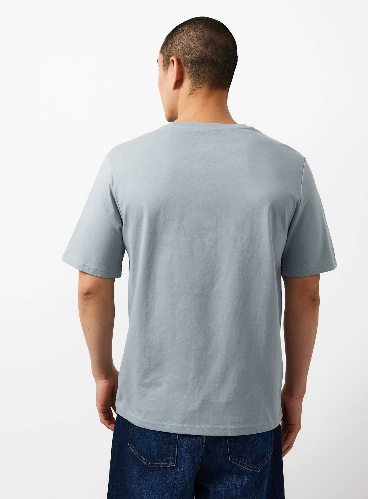 Light Blue Regular Fit T-Shirt XXXL - Image 5